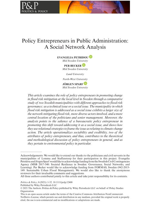 Policy Entrepreneurs 的图像结果