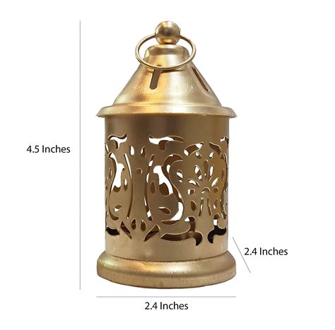 Buy Online Metal Hanging Lantern Tea Light Candle Holder– CraftVatika