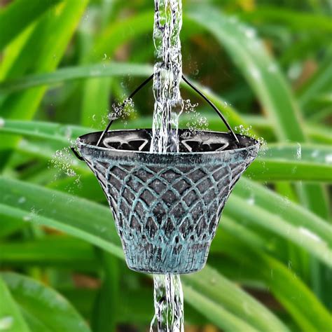Tfro & Cile Tfro & Cile Rain Chain Decorative Gutter Downspout India | Ubuy