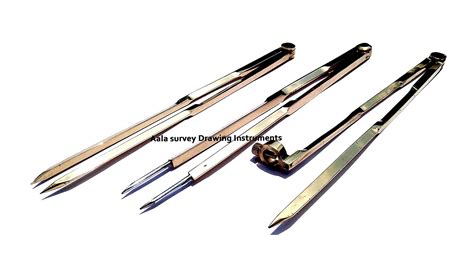 Aala Survey Drawing Instruments Marine Navigation Brass Pencil Compass ...