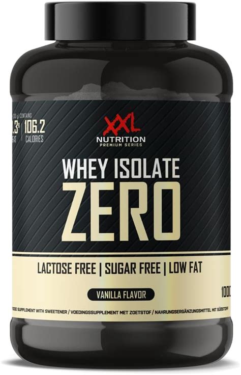 XXL Nutrition - Whey Isolate Zero - Lactose-free India | Ubuy