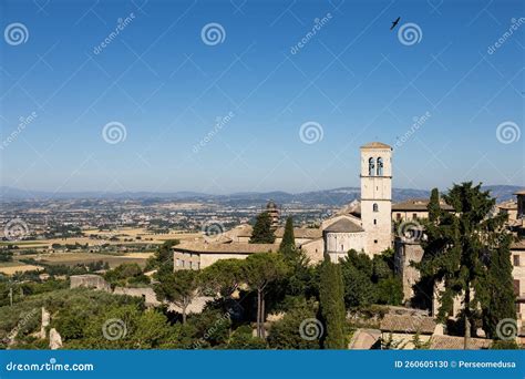 Church in Assisi Village in Umbria Region, Italy. the Town is Famous ...