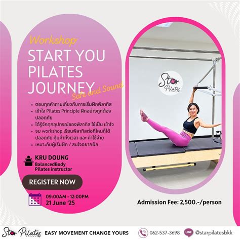 Safe and Sound Worlshop, Star Pilates Bangkok - Yoga Fly & Pilates ...