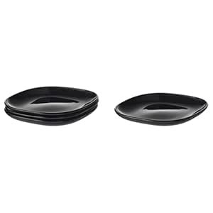 Buy Ikeaa BACKIG Tempered Glass Side Plates, 18x18 cm (7x7 inches ...