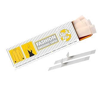 SlickFix Fashion Dressing Tape (Pack of 36) Invisible Double-sided Body ...
