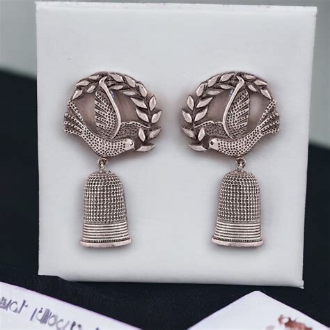 OXIDIZED LYDIA JHUMKI – For Ya