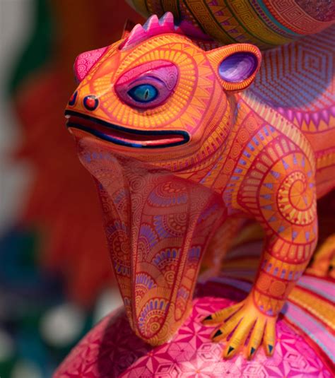 Vibrant Patterns Envelop Dozens of Mythical Animal Sculptures That ...