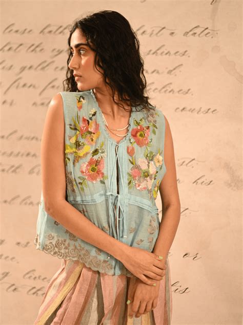 Spring Emb Vest – Half Full Store