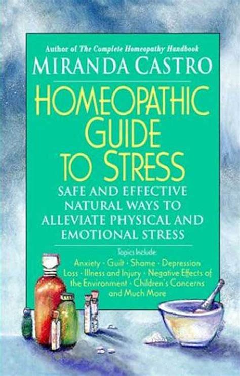 Buy Homeopathic Guide to Stress: Safe and Effective Natural Ways to ...