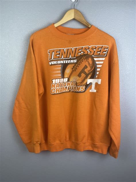 Vintage 1998 Tennessee Volunteers National Champions Sweater Full Size ...