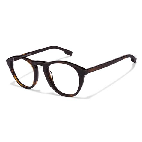 Buy Blue Block Phone & Computer Glasses: Brown Tortoise Full Rim Round ...