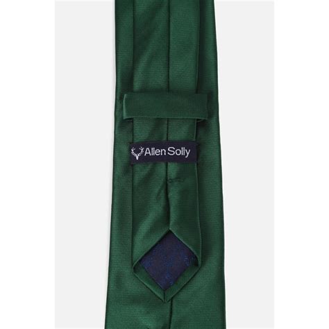 Buy Allen Solly Mens Green Solid Formal Tie Online
