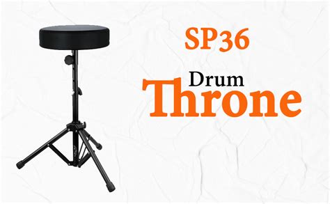 Softline Pro SP36 Drum Throne, 3 Steps Height Universal Drum Stool ...