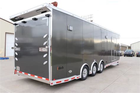 Image result for Intech Enclosed Gooseneck Trailers