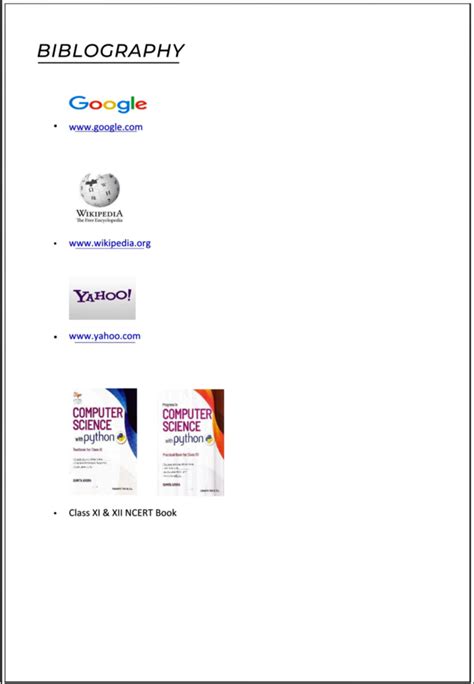 Comp-sci-project - Hwjjaakka - BIBLOGRAPHY Google S2 7 WIKIPEDIA The ...