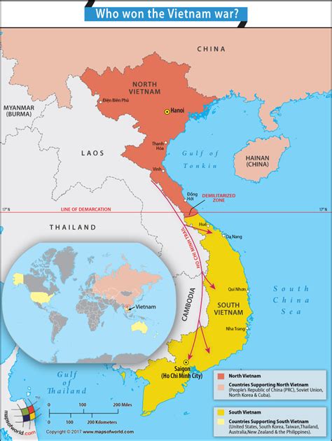 Map of South North Vietnam: Explore Regions & Borders