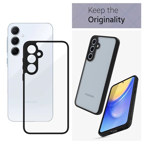 Best Samsung Galaxy A15 Back Cover Case | Hybrid - Clear