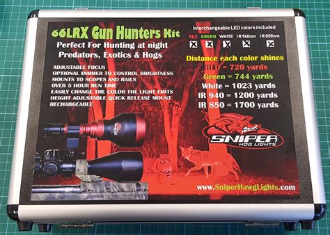 66LRX Sniper Hog Light Kit 5 Colour