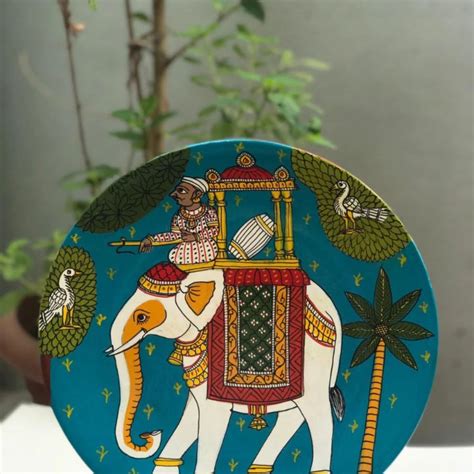 Dol Cheriyal Hand Painted Plate – The India Craft Project (TICP)