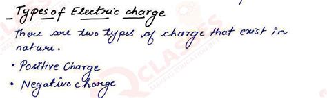 Class 12 ISC Physics Important Notes Chapter Electric Charges and Fields