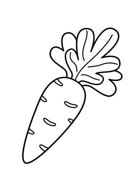 50+ Carrot Coloring Pages - Free Printable PDF & Online Coloring