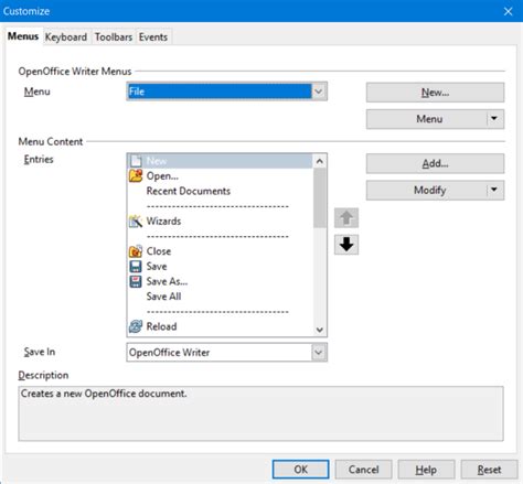 Image result for OpenOffice Interface