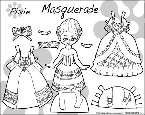 Free Printable Coloring Pages Paper Dolls