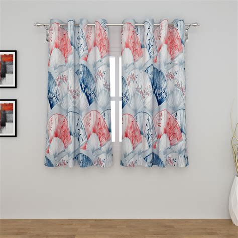 Buy Art of Asia Set of 2 Printed Semi-Blackout Window Curtains from ...