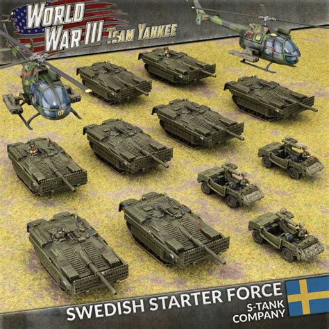 Team Yankee Swedish S-Tank Company Starter Force (TSWAB01) - Panzer Command