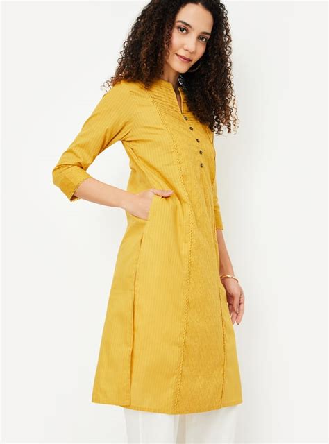 Buy Women Embroidered Straight Kurta Online at just Rs. 699.0 ...