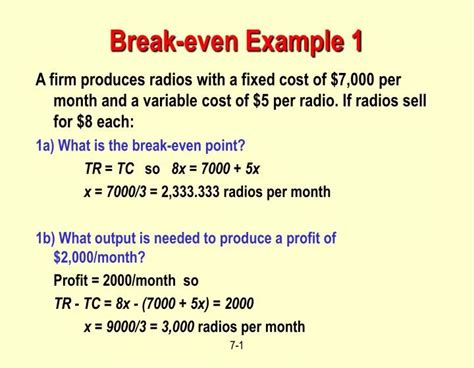 Image result for Example of Break-Even