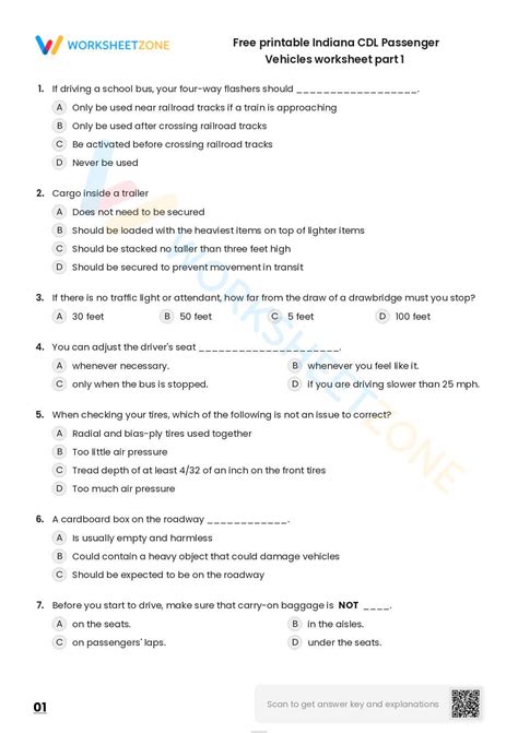 Image result for CDL Practice Test Worksheet