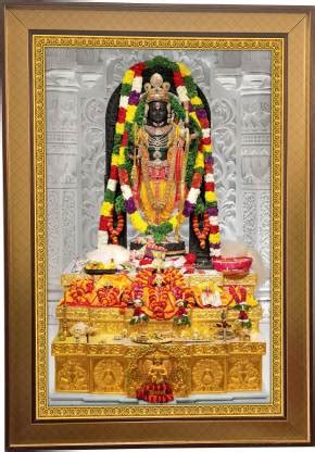 SHASWAT ART Ram Lala | Ayodhya Ram Mandir | Ram Ji Painting | Shri Ram ...