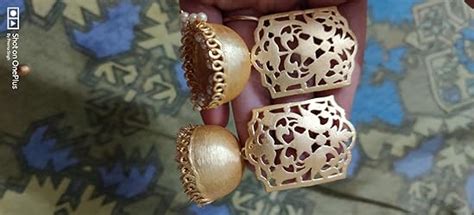 PANASH Woman's White Pearls Gold-Toned Dome shaped Trendy Jhumka ...