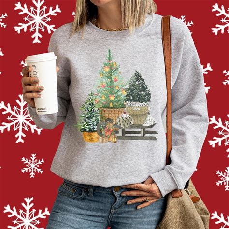 Christmas Tree Sweatshirt for Women, Christmas Sweatshirt, Christmas ...