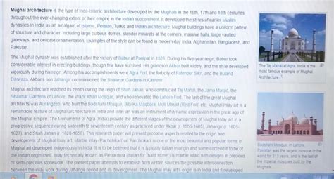 Trabeate style of architecture in Mughals no spam - Brainly.in