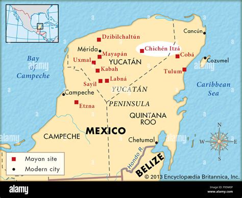 Chichen Itza Map – Chichen Itza Location – TSCPU