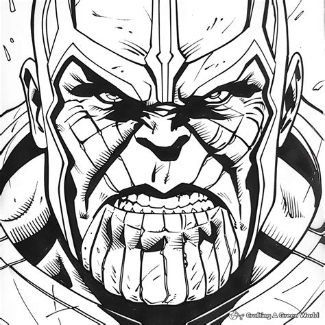 Thanos Coloring Pages - Free & Printable!