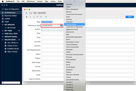 How to Add Reference in EndNote Manually 的图像结果