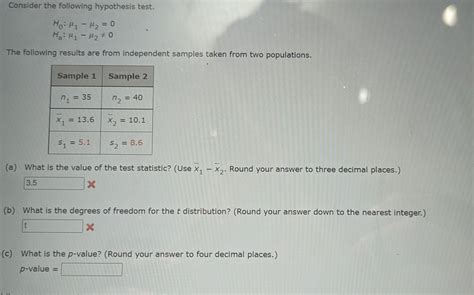 Solved Consider the following hypothesis test. | Chegg.com
