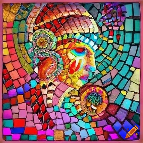 Embark on a journey into the mesmerizing world of mosaic art. Create ...