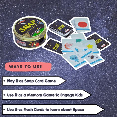 Solar System Snap Flash Card Game – Fun Learning and Brain Boosting ...