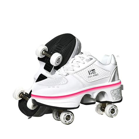 TAILORIA Four-Wheel Skate Shoes Children's Roller Shoes Detachable ...