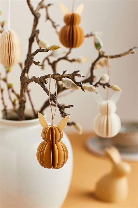 2-pack paper Easter decorations - Beige - Home All | H&M IN