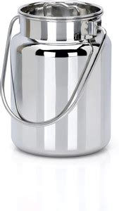 Kunjal Stainless Steel Milk Container - 1.2 L Price in India - Buy ...