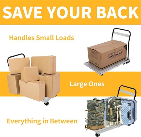 Buy Hand Truck Dolly 770 lb Weight Capacity, Tamgromes Folding Hand ...