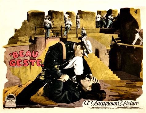 Beau Geste Center Foreground From Top: Neil Hamilton Ronald Colman On ...