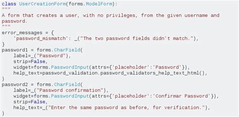 Image result for UserCreationForm Django