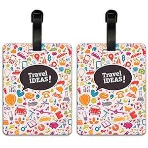 Buy Plan To Gift Luggage Identification Tags for Bags/Backpacks and ...