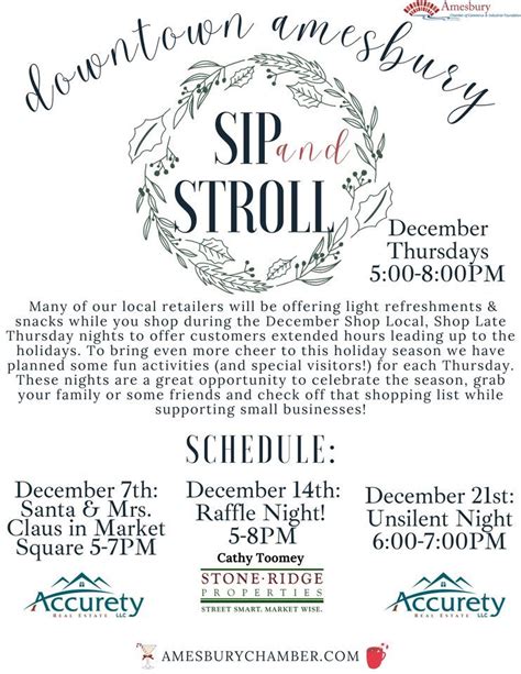 Downtown Amesbury Sip & Stroll, Amesbury (town), Massachusetts, 7 ...